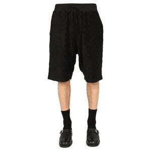 AMBUSH Jacquard Logo Shorts Men BLACK Pants